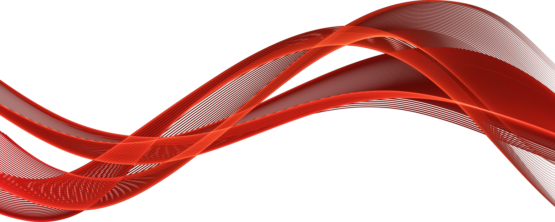 Red Glowing wave