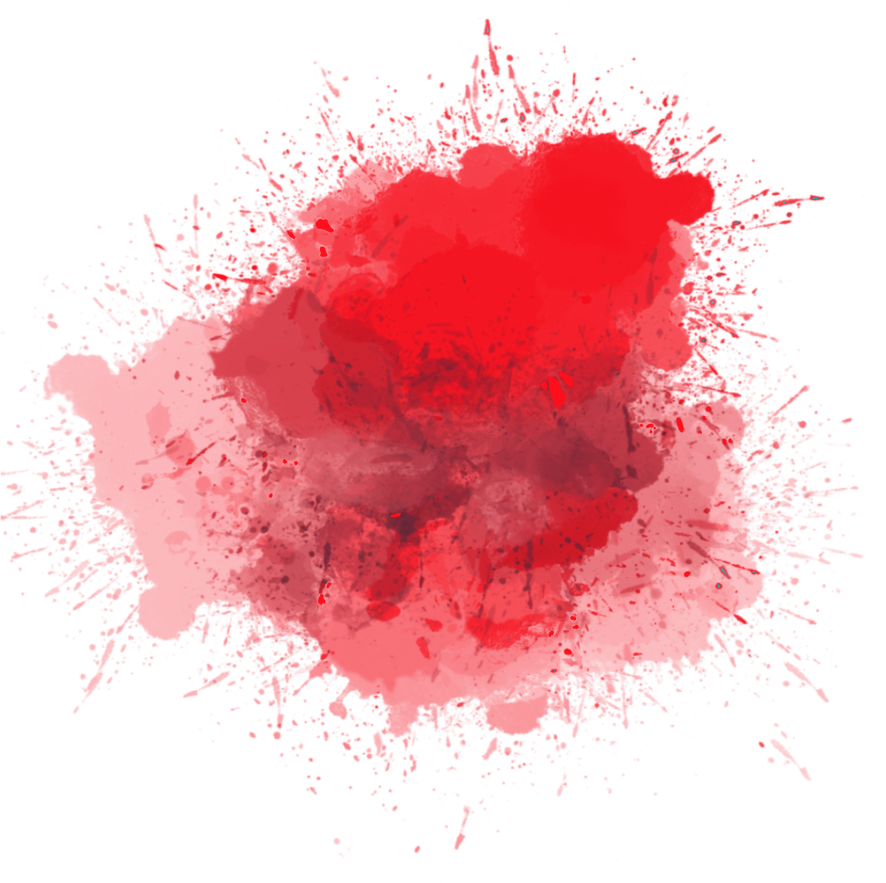 Red Paint Splatter